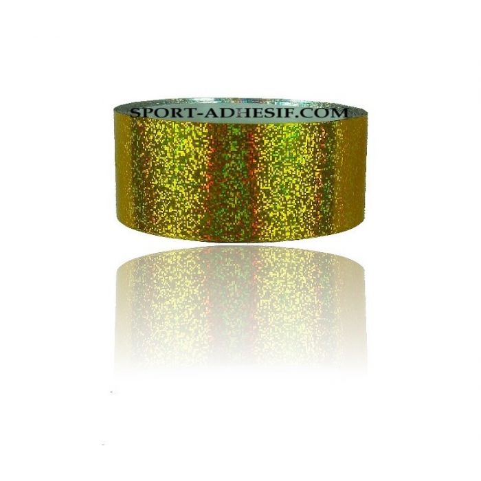 Rouleau Ruban Adhésif Pailleté BIG GALAXIE Brillant Massues Cerceaux GR Orange Opale De Feu